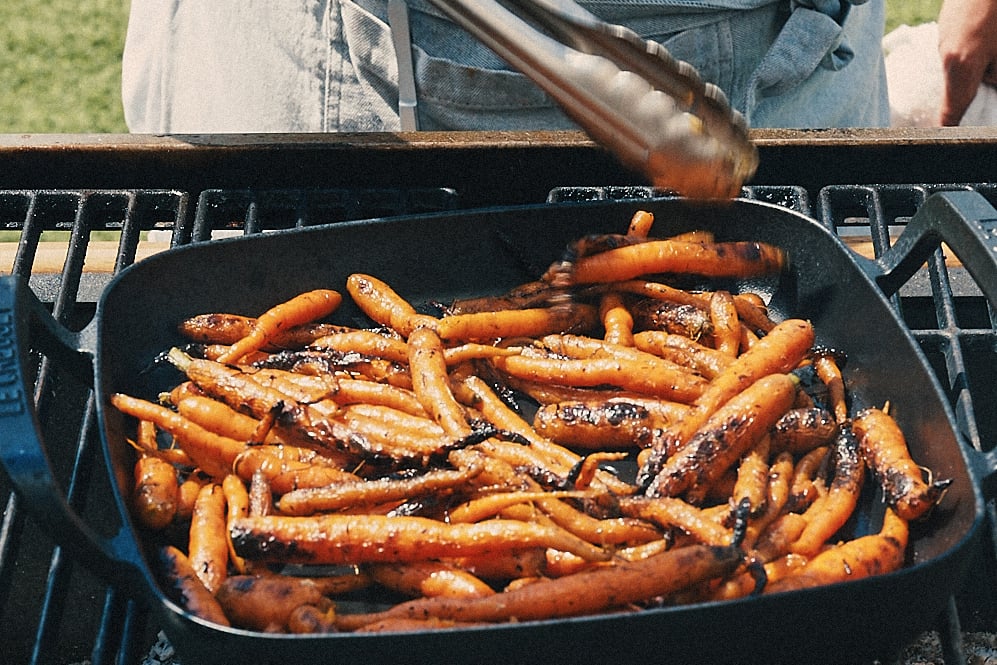 Roasted Carrots with Dill Salsa Verde